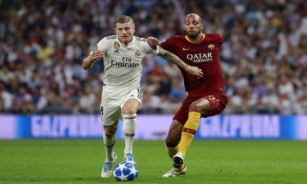 AS Roma vs Real Madrid 2h ngày 15/10