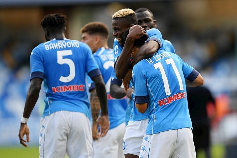Napoli vs Arsenal 2h ngày 10/9