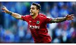 Hannover 96 1 - 0 Koln (Đức 2014-2015, vòng 5)