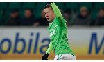 Hoffenheim 1 - 1 Wolfsburg (Đức 2014-2015, vòng 3)