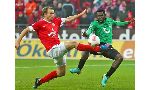 Mainz 05 2 - 0 Hannover 96 (Đức 2013-2014, vòng 21)