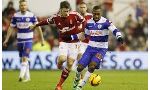 Nottingham Forest 2 - 0 Queens Park Rangers (Hạng Nhất Anh 2013-2014, vòng 22)