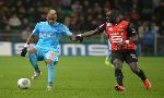 Stade Rennais FC 1 - 1 Marseille (Pháp 2013-2014, vòng 12)