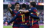 Barcelona 3 - 0 Villarreal (Tây Ban Nha 2015-2016, vòng )